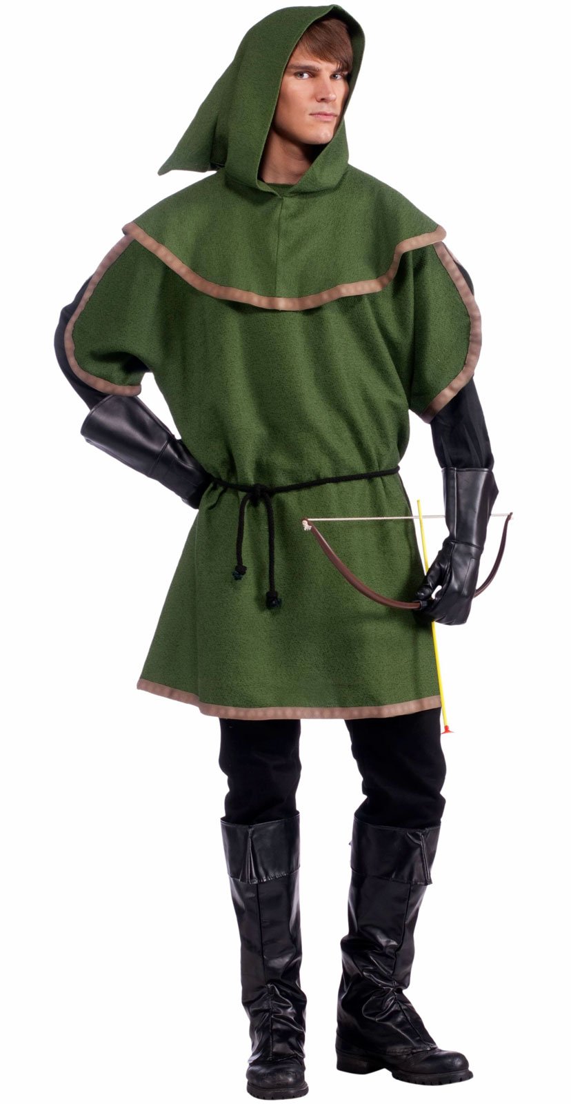 Sherwood Forest Archer Tunic Adult Costume - Click Image to Close