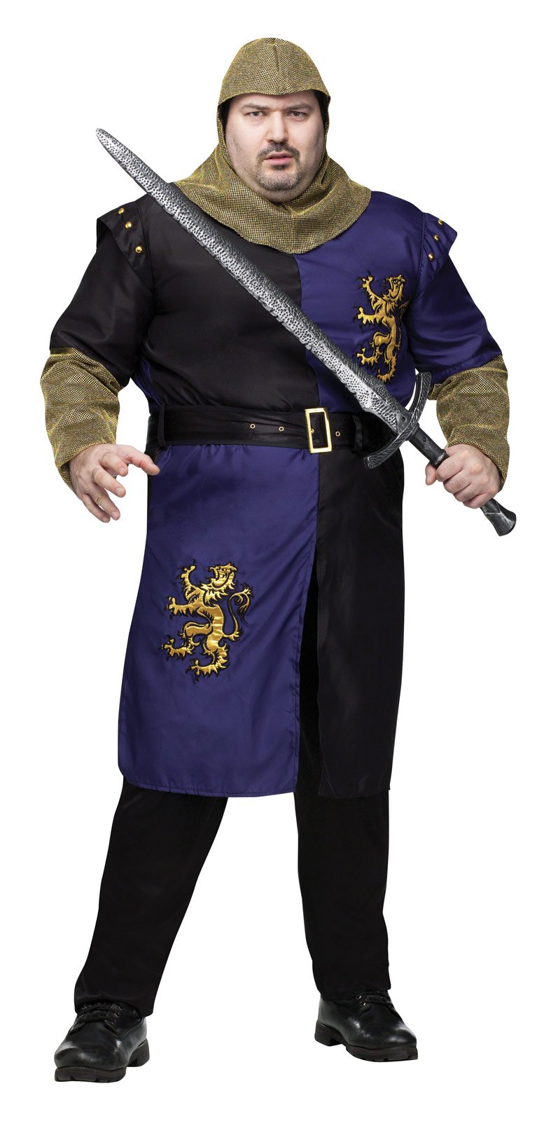 Renaissance Knight Adult Plus Costume - Click Image to Close