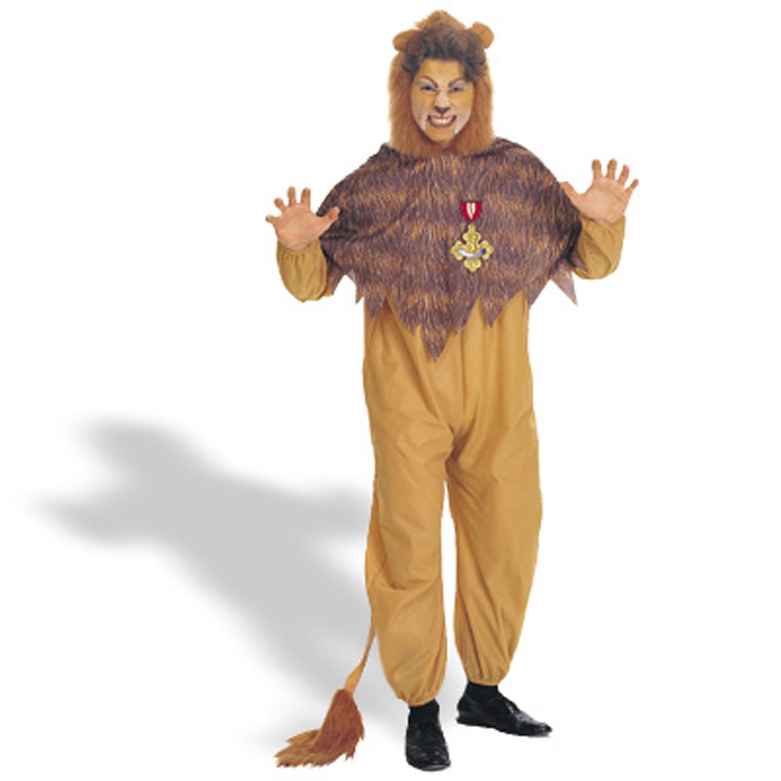 Wizard of Oz - Cowardly Lion Plus Adult Costume