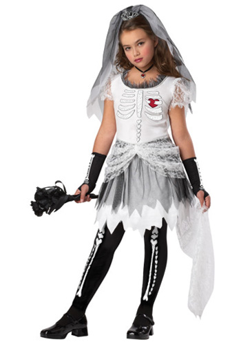 Girls Skela Bride Costume - Click Image to Close