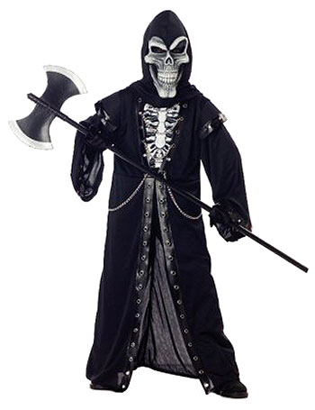 Crypt Master Kids Skeleton Costume - Click Image to Close