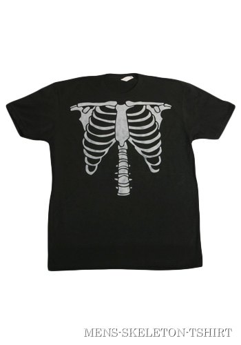 Mens Skeleton Costume T-Shirt