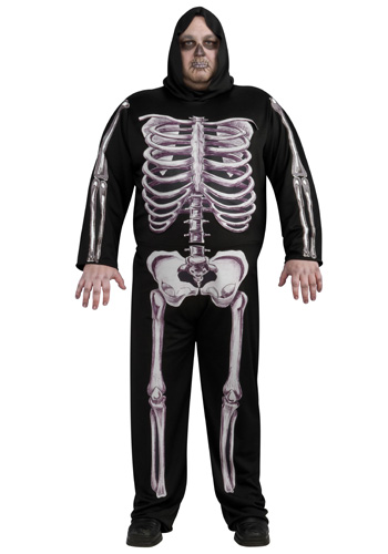 Plus Size Skeleton Costume