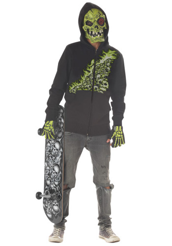 Tween Scary Bone Chiller Costume - Click Image to Close