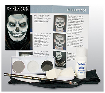 Skeleton Makeup Character Kit - Click Image to Close