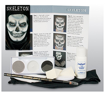 Skeleton Makeup Character Kit