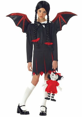 Very Bat Girl Child Costume - Click Image to Close