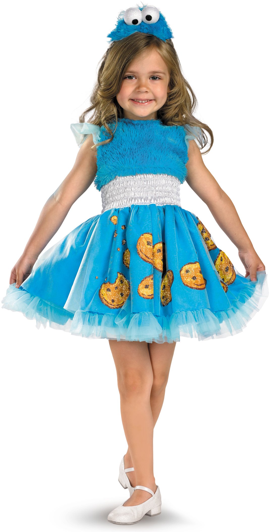 Sesame Street - Frilly Cookie Monster Toddler / Child Costume - Click Image to Close