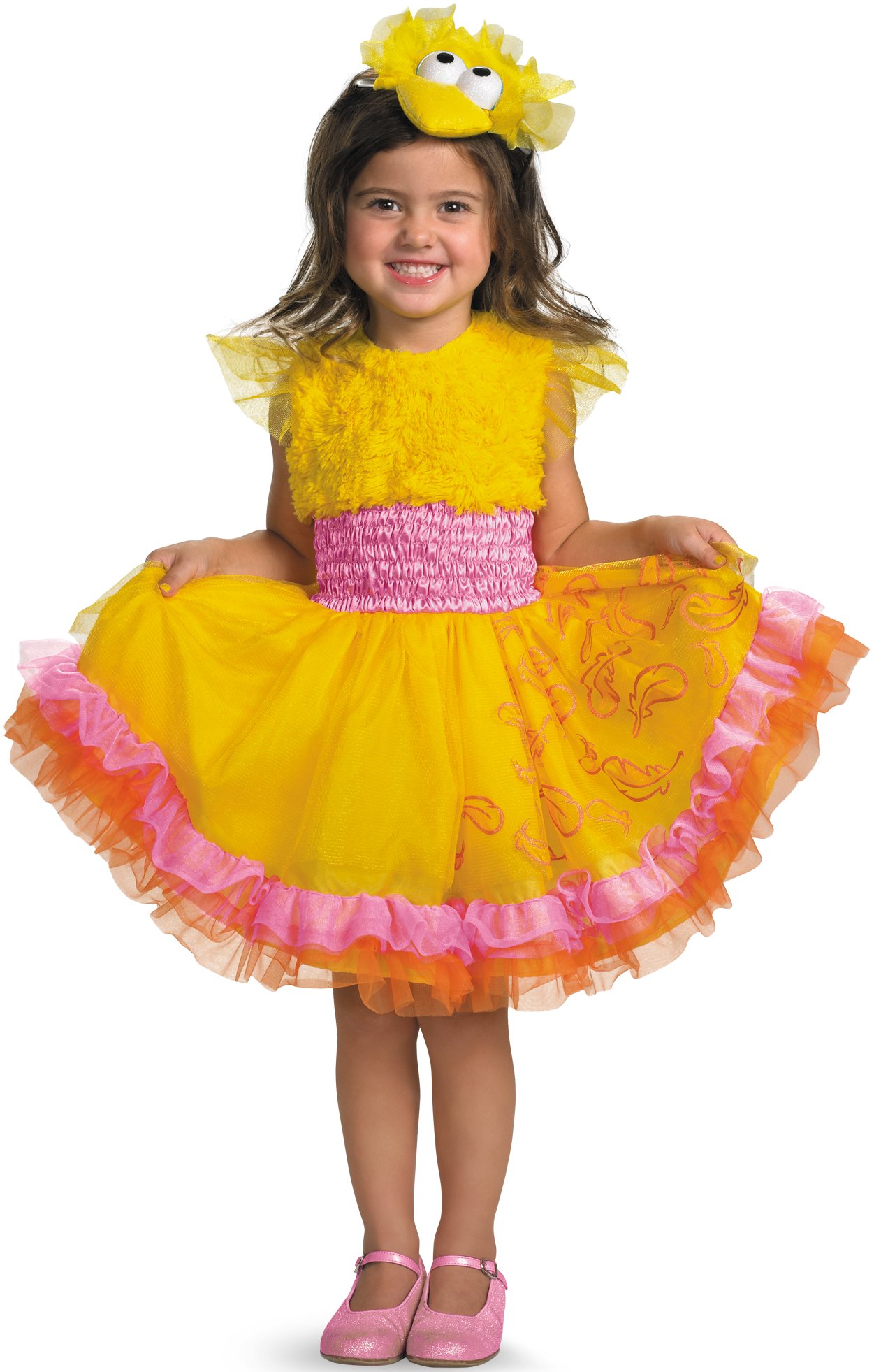 Sesame Street - Frilly Big Bird Toddler / Child Costume - Click Image to Close