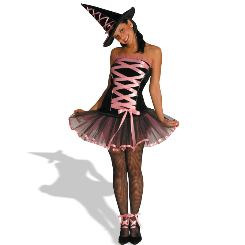 Witchy La Bouf Pink Adult Costume - Click Image to Close