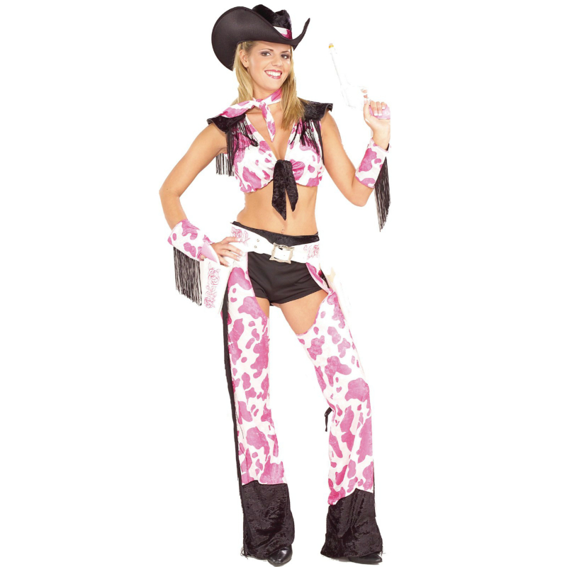 Gun Slinging Gal Adult Costume - Click Image to Close