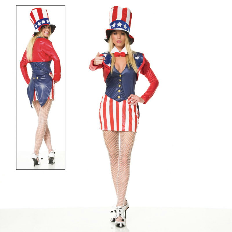 Sexy Sam Adult Costume - Click Image to Close