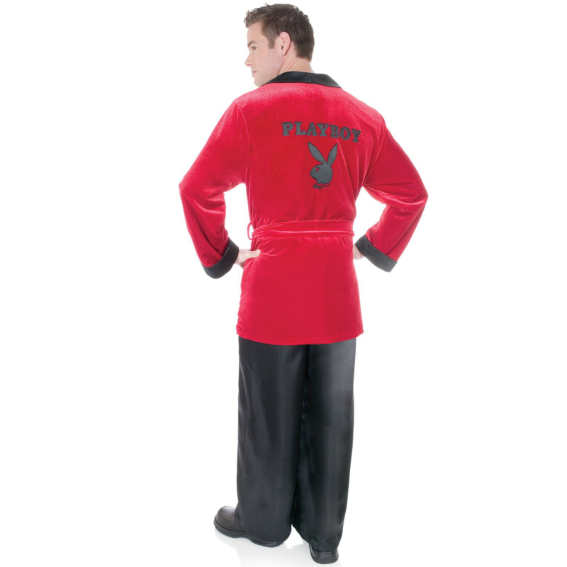 Playboy Hugh's Smoking Jacket Adult Costume - Click Image to Close