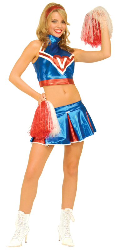 Sexy Varsity Vixen Adult Costume - Click Image to Close