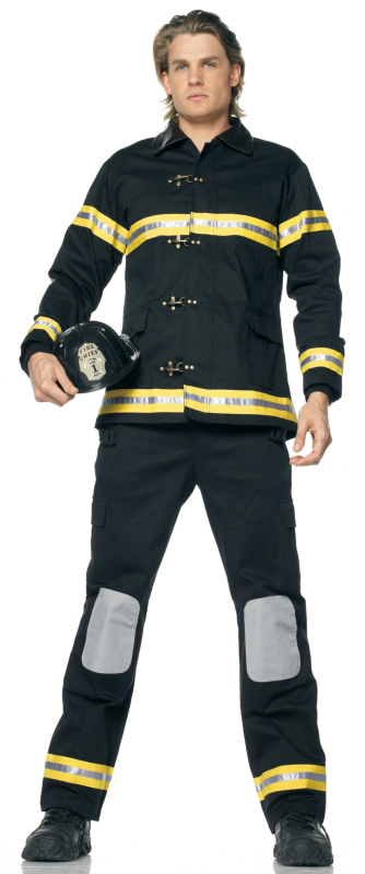 Fireman Adult Costume - Click Image to Close