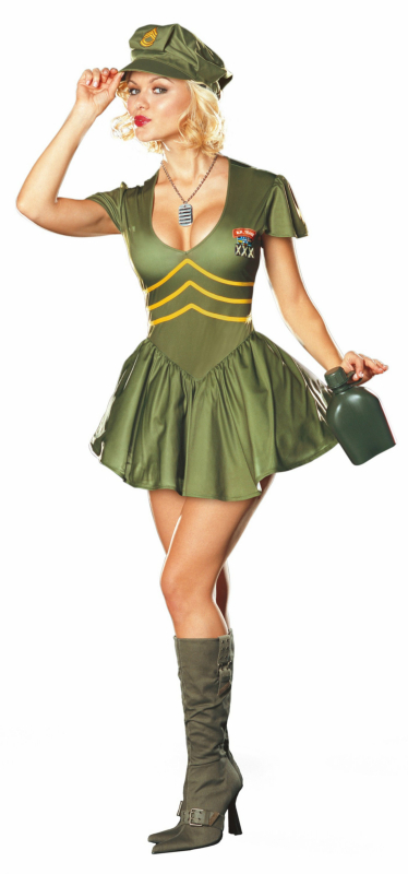 Major Tease Sexy Adult Costume - Click Image to Close
