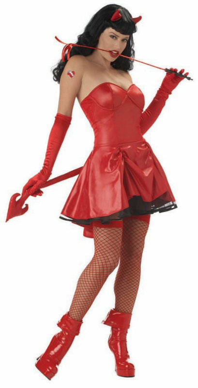 Bettie Page - Don't Tread On Me Adult Costume - Click Image to Close