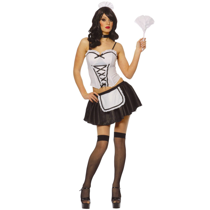 Sexy French Maid 2-Piece Adult Costume