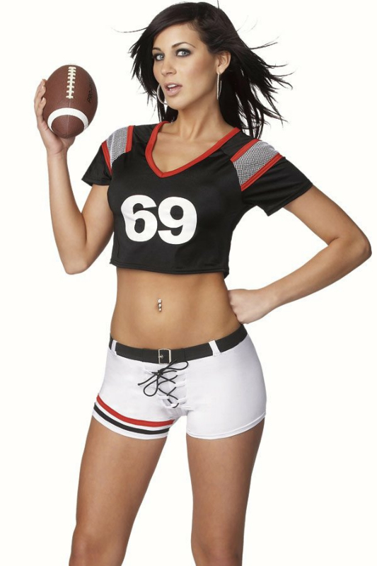 Wide Receiver Sexy Adult Costume - Click Image to Close