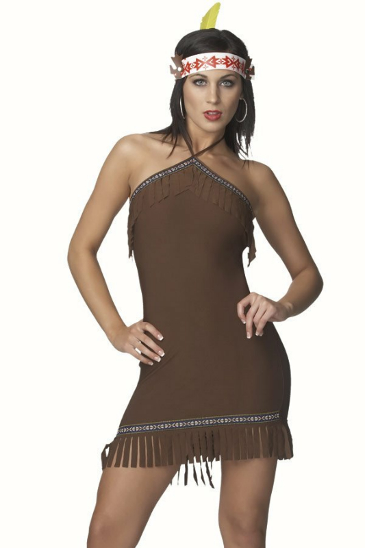 Native Girl Sexy Adult Costume - Click Image to Close