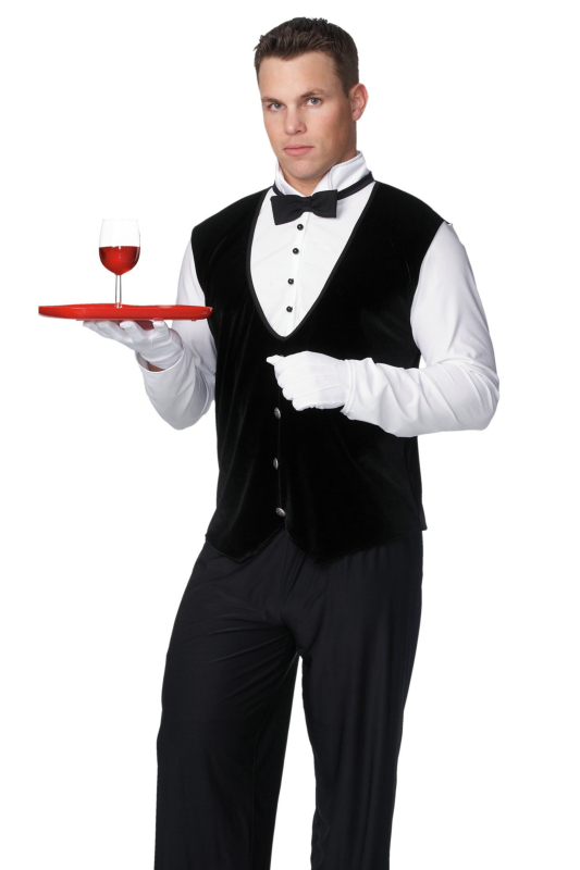 Butler Adult Male Costume - Click Image to Close