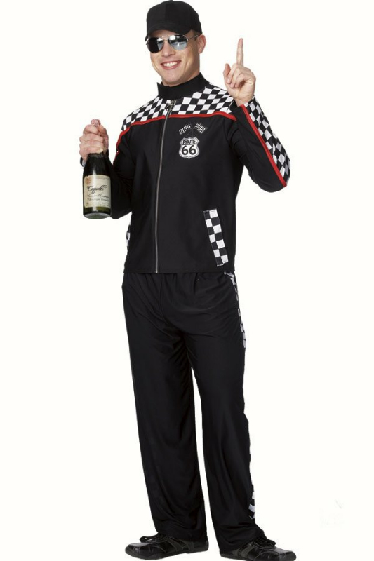 Male Race Car Driver Adult Costume