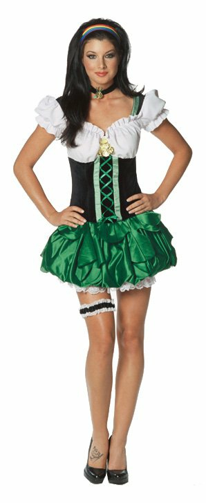 Good Luck Charm Sexy Plus Adult Costume - Click Image to Close