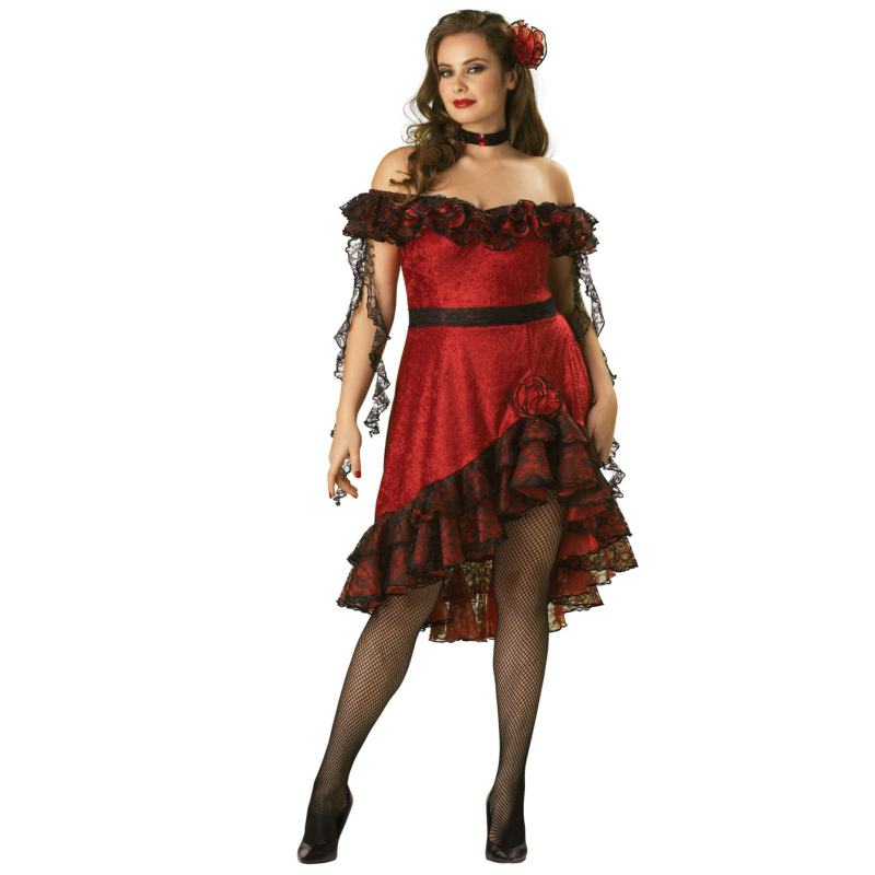 Spicy Senorita Elite Collection Adult Plus Costume - Click Image to Close