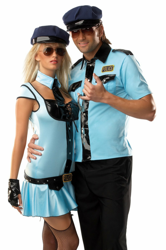 Police Girl Adult Costume - Click Image to Close