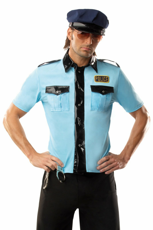 Police Man Adult Costume - Click Image to Close