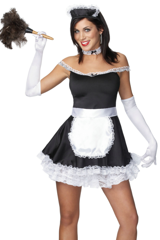 Frisky French Maid Adult Costume