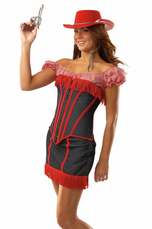 Cow Girl 2 Adult Costume - Click Image to Close