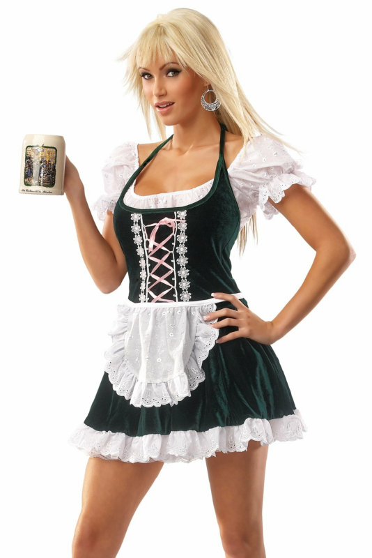 Beer Girl Adult Costume - Click Image to Close