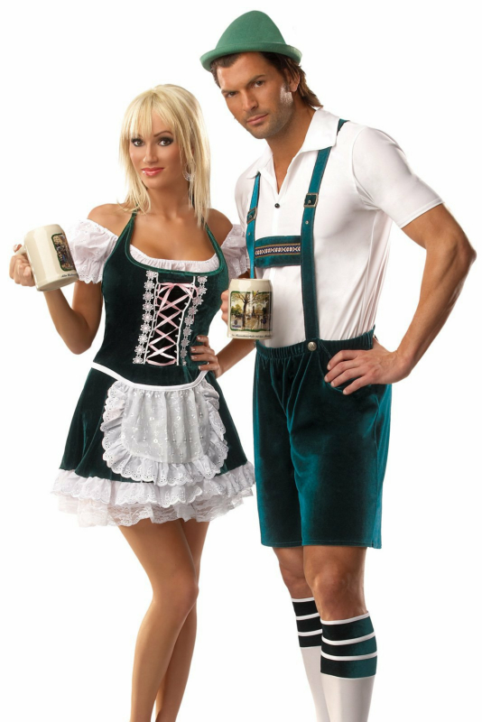 Beer Girl Adult Costume - Click Image to Close