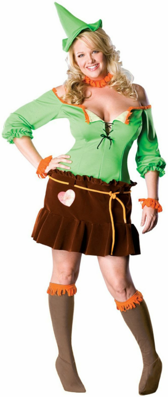 Scarecrow Adult Plus Costume - Click Image to Close