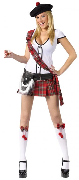 Sexy Scottie Adult Costume - Click Image to Close