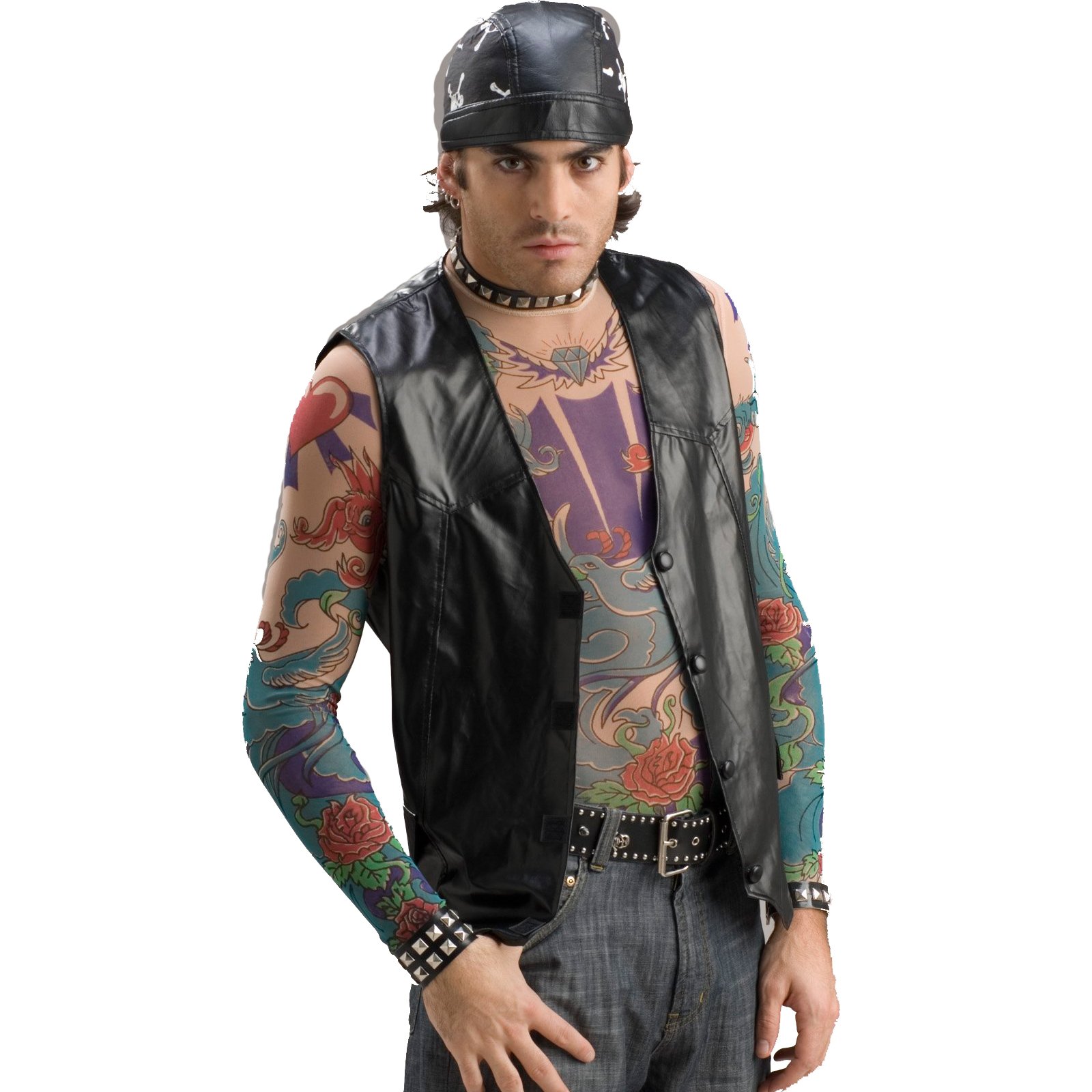 Bad Biker Adult Costume - Click Image to Close