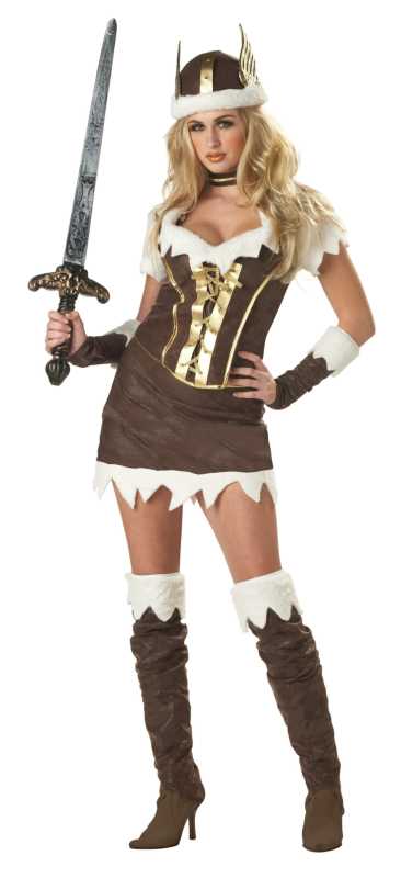 Viking Vixen Adult Costume - Click Image to Close