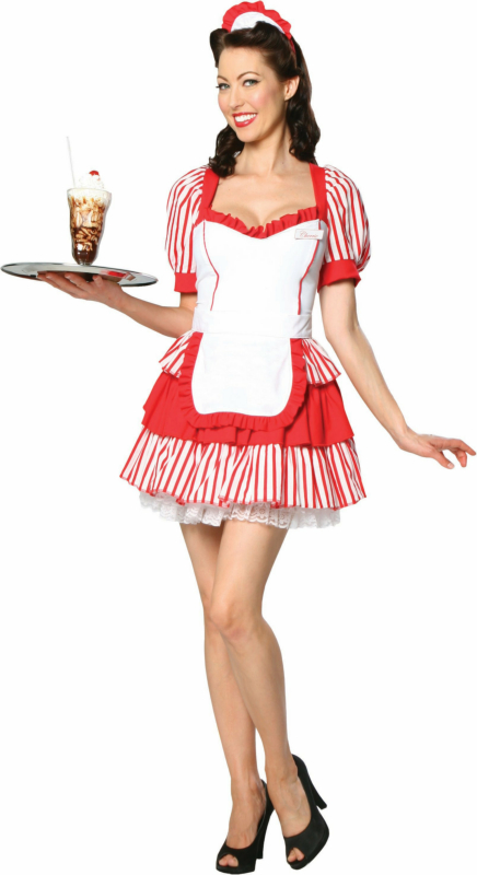 Diner Delight Adult Costume - Click Image to Close