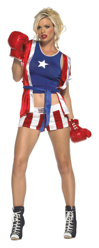 Knock Out Champ Adult Costume - Click Image to Close