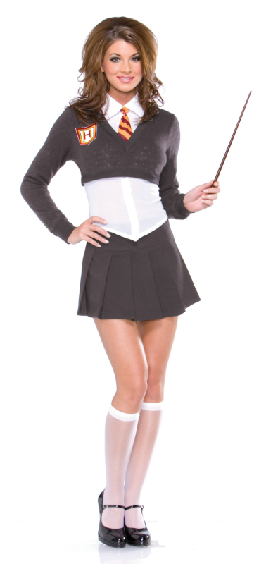 British Schoolgirl Adult Costume - Click Image to Close