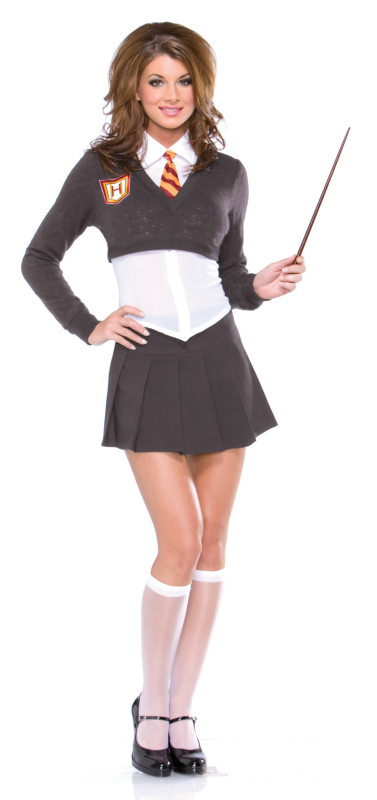 British Schoolgirl Plus Adult Costume