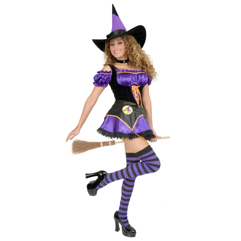 Midnight Witch Adult Costume - Click Image to Close