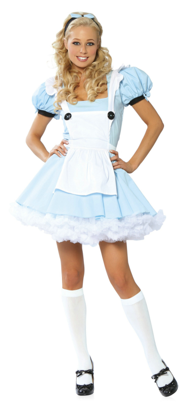 Wonderland Cutie Adult Costume - Click Image to Close