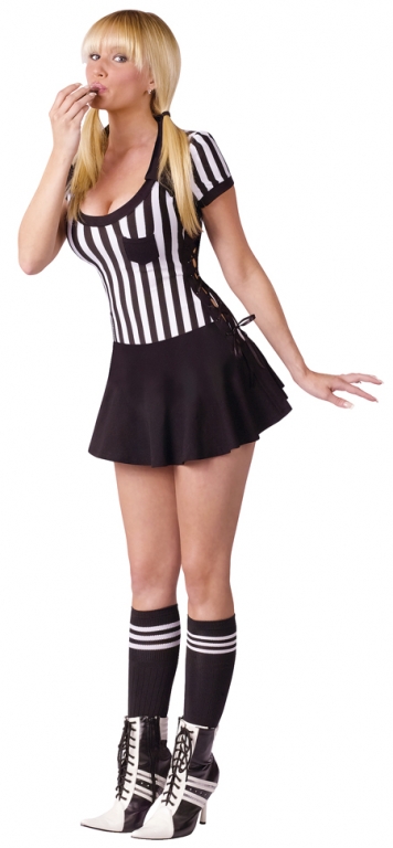 Racy Referee Adult Costume - Click Image to Close