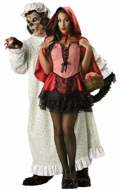 Naughty Red Riding Hood Elite Collection Adult Costume - Click Image to Close