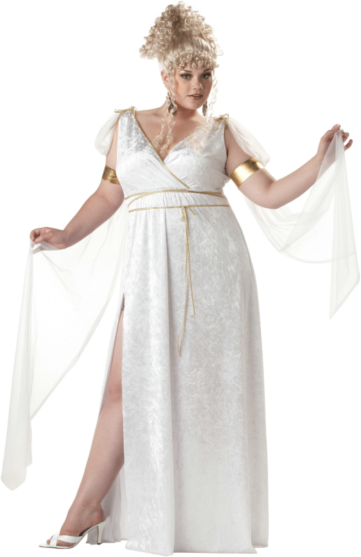 Athenian Goddess Adult Plus Costume - Click Image to Close