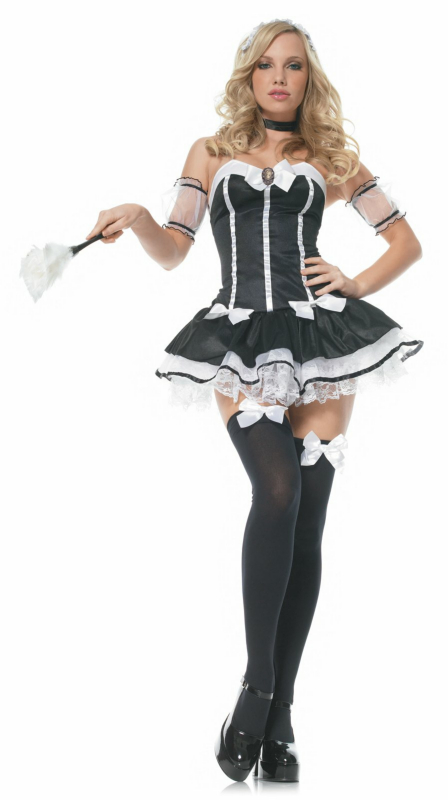 Fifi French Maid Plus Adult Costume