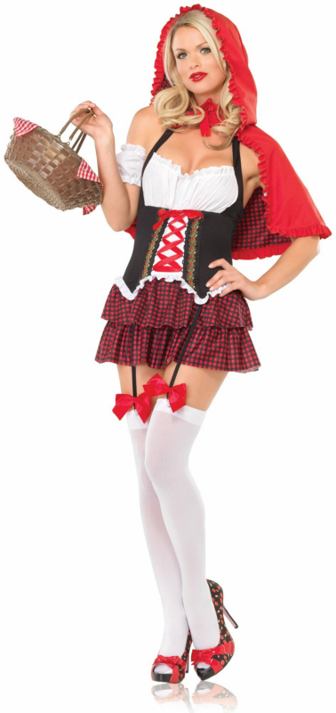 Ravishing Red Riding Hood Adult Costume - Click Image to Close