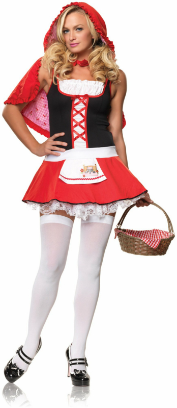 Lil' Miss Red Adult Costume - Click Image to Close